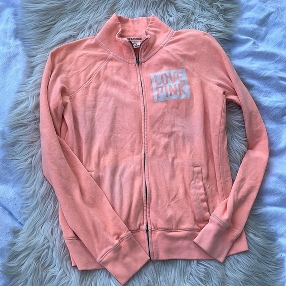 Pink‎ Victoria’s Secret Zip Up Jacket - Picture 1 of 7